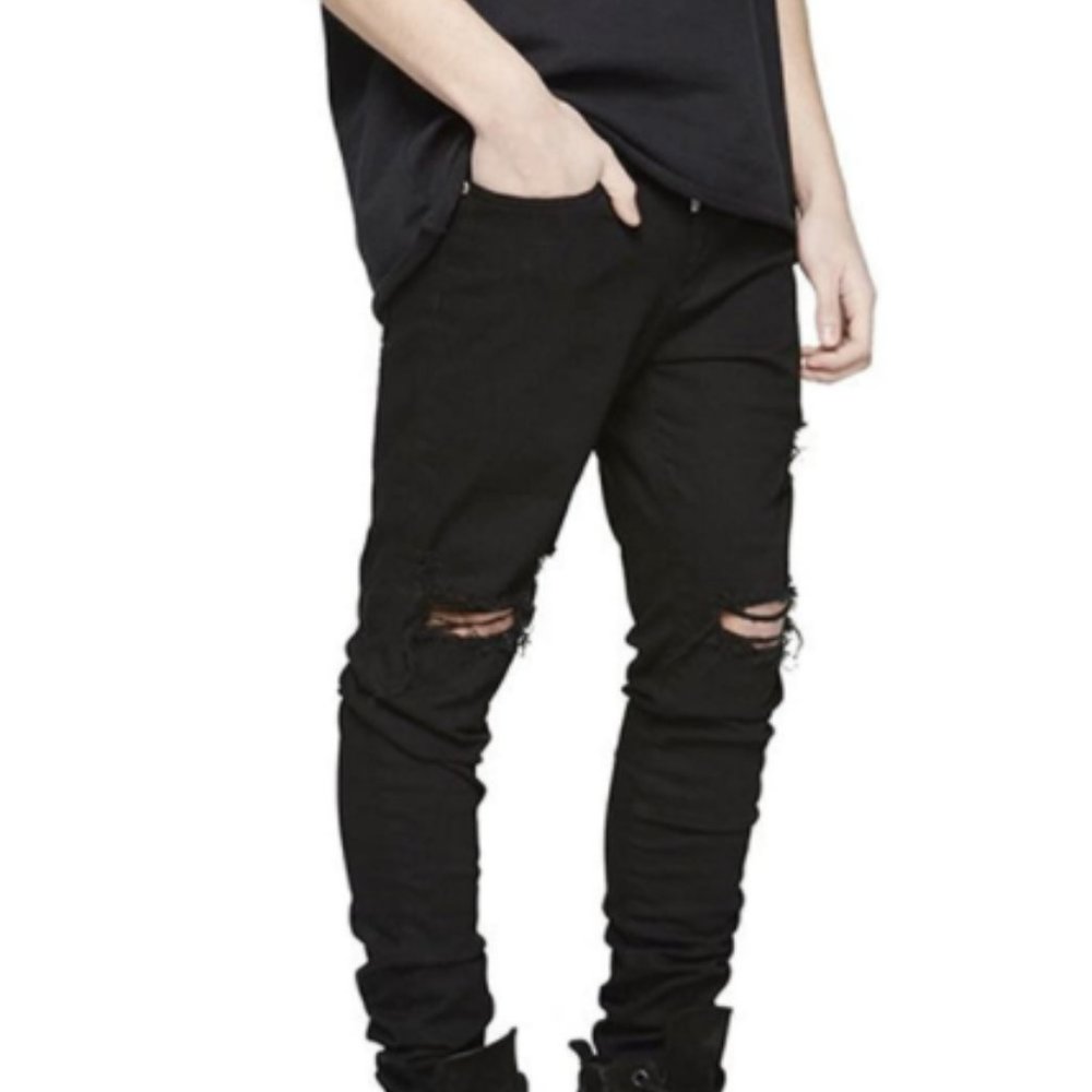 Jeans noires - Ripped Jeans - Picture 3 of 6